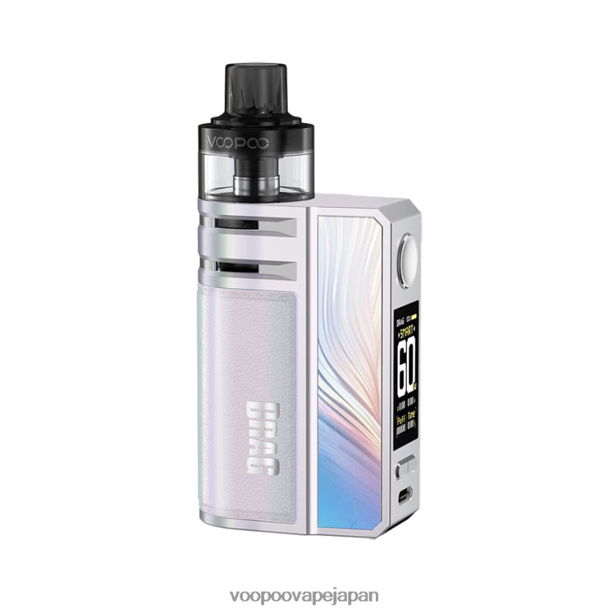 VOOPOO DRAG E60 ポッドキット レインボーシルバー - VOOPOO vape amazon 00NHFV186