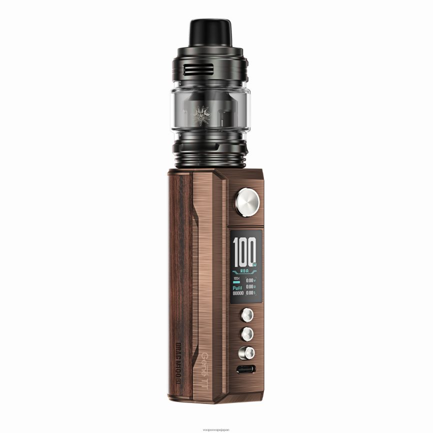 VOOPOO DRAG M100S MODデバイス アンティーク真鍮とパダウ - VOOPOO vape price 00NHFV275